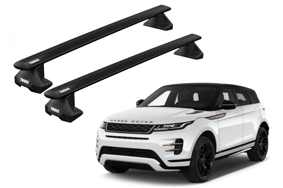 Barras THULE EVO WingBar para autos LAND ROVER Range Rover Sport desde 2014 al 2021 negro