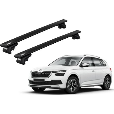 Barras THULE EVO WingBar para autos SKODA Kamiq desde 2020 negro