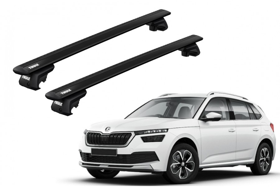 Barras THULE EVO WingBar para autos SKODA Kamiq desde 2020 negro