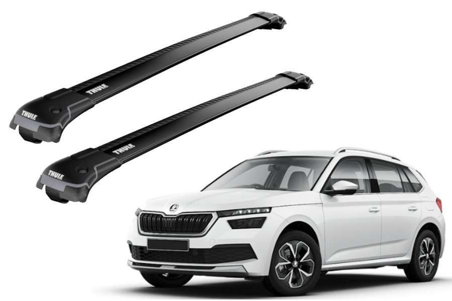 Barras THULE EDGE para autos SKODA Kamiq desde 2020 negro
