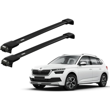 Barras THULE EDGE Flush para autos SKODA Kamiq desde 2020 negro