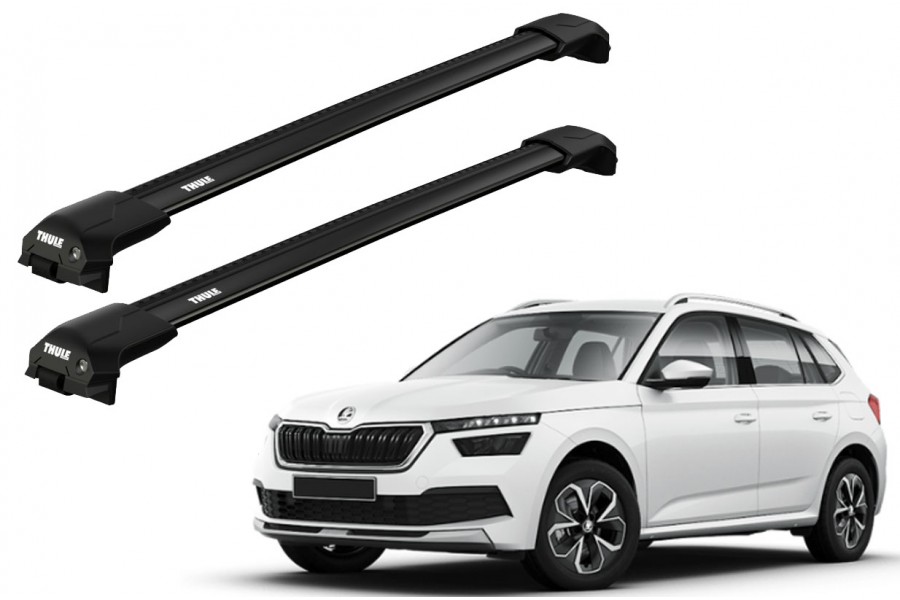 Barras THULE EDGE Flush para autos SKODA Kamiq desde 2020 negro