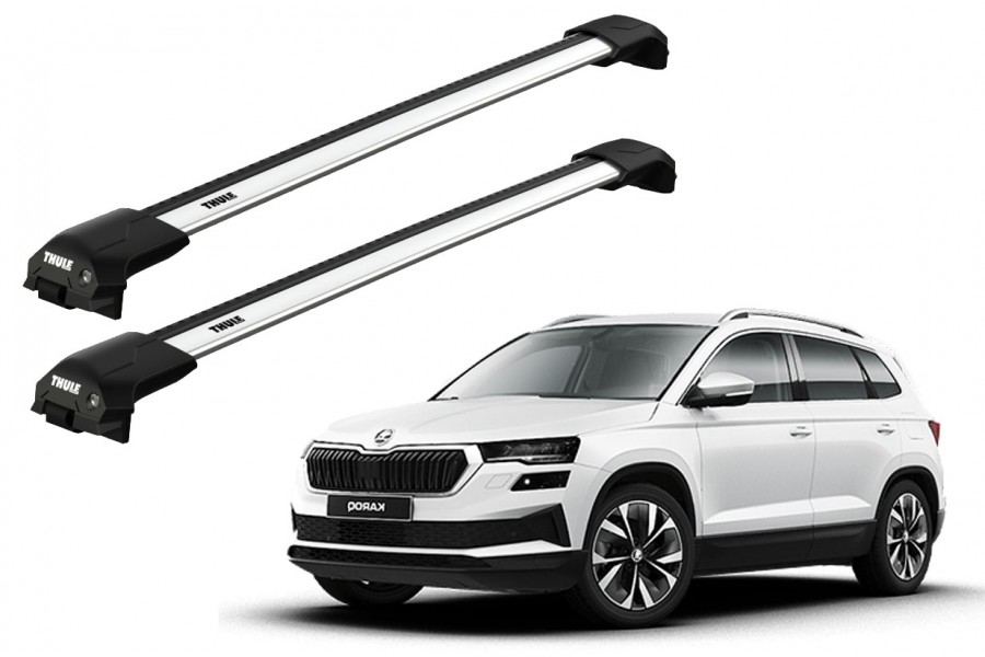 Barras THULE EDGE Flush para autos SKODA Karoq desde 2018