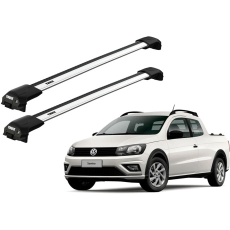 Barras THULE EDGE Flush para camioneta VOLKSWAGEN Saveiro desde 2010