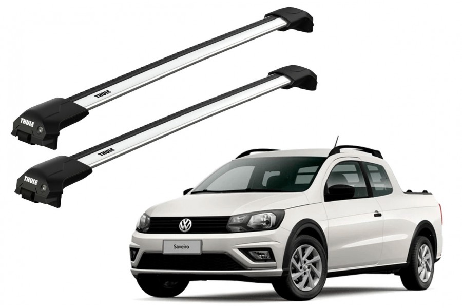 Barras THULE EDGE Flush para camioneta VOLKSWAGEN Saveiro desde 2010