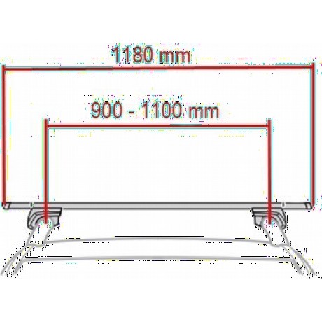 Barras Thule SmartRack XT 118cm | AluminiumBar / M