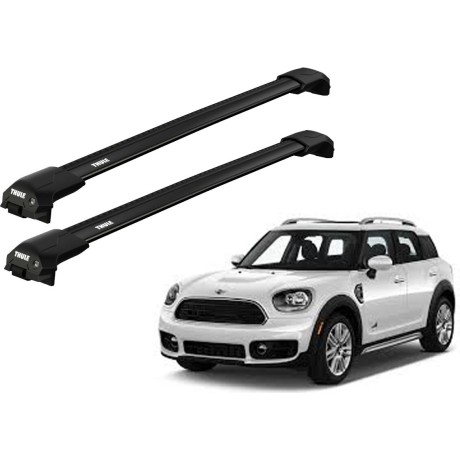 Barras THULE EDGE Flush para autos MINI Countryman (F60) desde 2017-2024 negro