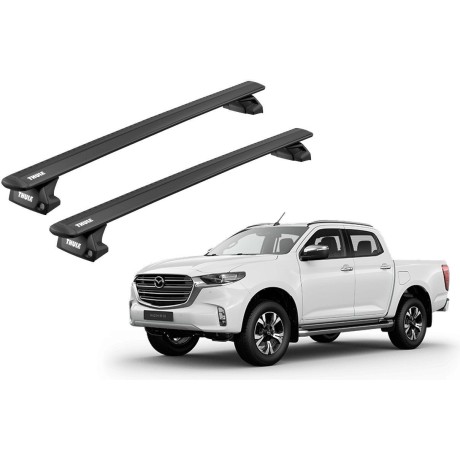 Barras THULE EVO WingBar para camioneta MAZDA BT-50 desde 2020 negro