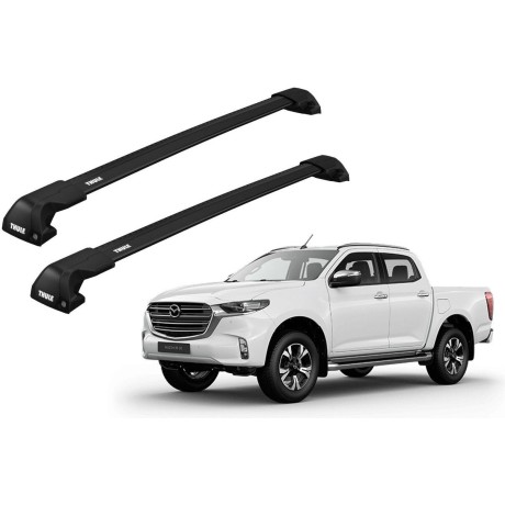 Barras THULE EDGE Flush para camioneta MAZDA BT-50 desde 2020 negro