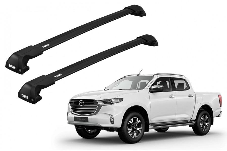 Barras THULE EDGE Flush para camioneta MAZDA BT-50 desde 2020 negro