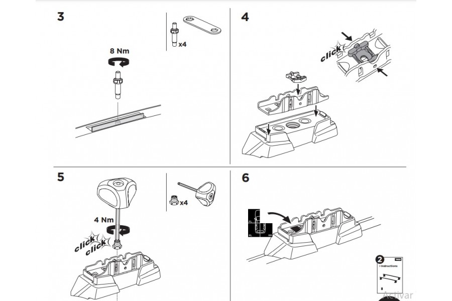 Kit De Anclaje Thule 187121