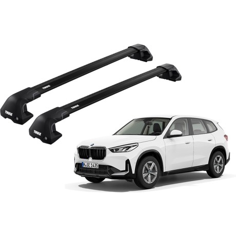 Barras THULE EDGE Flush para autos BMW X1 (F48) desde 2016 al 2022 negro