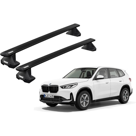 Barras THULE EVO WingBar para autos BMW X1 (F48) desde 2016 al 2022 negro