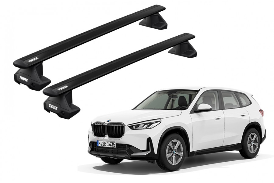 Barras THULE EVO WingBar para autos BMW X1 (F48) desde 2016 al 2022 negro