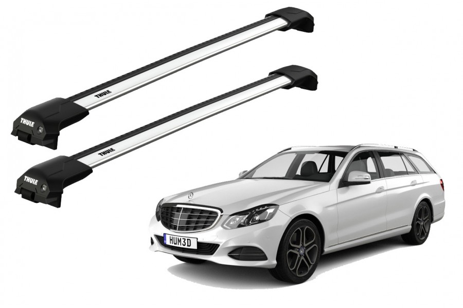 Barras THULE EDGE Flush para autos MERCEDES BENZ E-Class (W212) 2009 a 2016