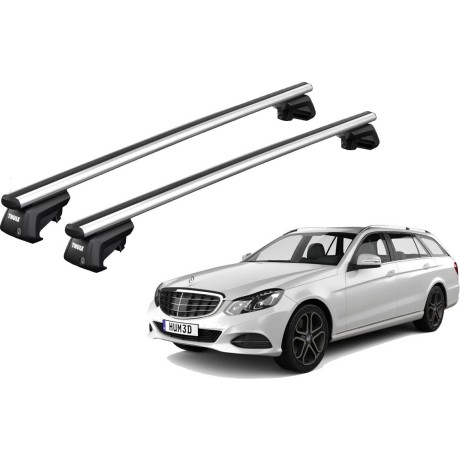 Barras THULE SmartRack XT AluBar para autos MERCEDES BENZ E-Class (W212) 2009 a 2016