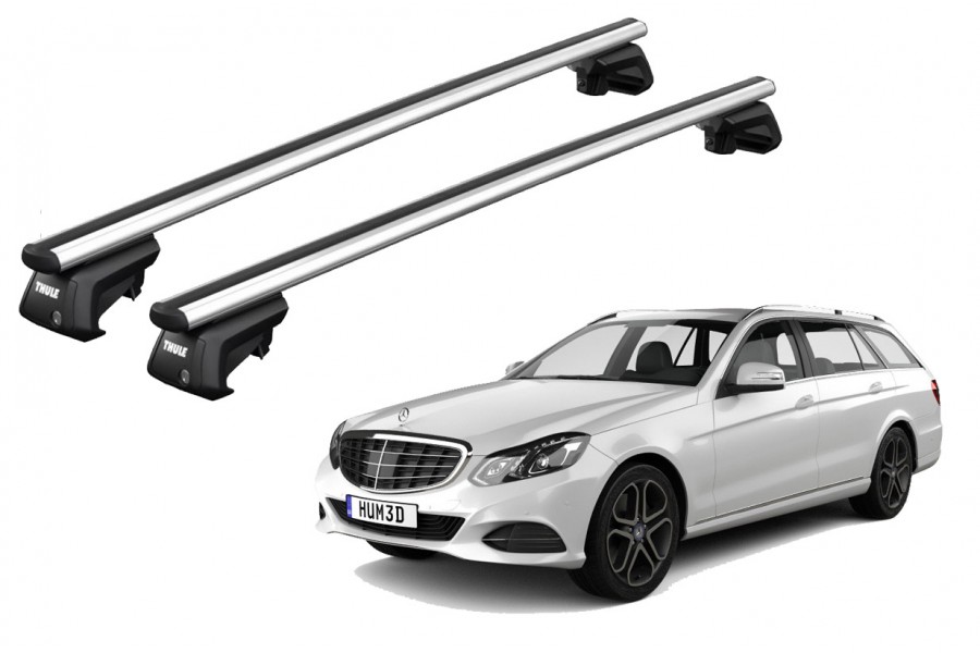 Barras THULE SmartRack XT AluBar para autos MERCEDES BENZ E-Class (W212) 2009 a 2016