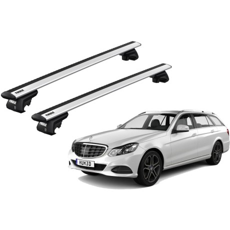 Barras THULE EVO WingBar para autos MERCEDES BENZ E-Class (W212) 2009 a 2016
