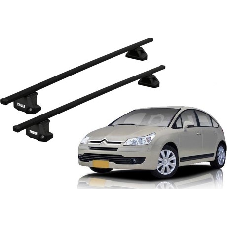 Barras THULE EVO SquareBar para autos CITROEN C4 2005 a 2009