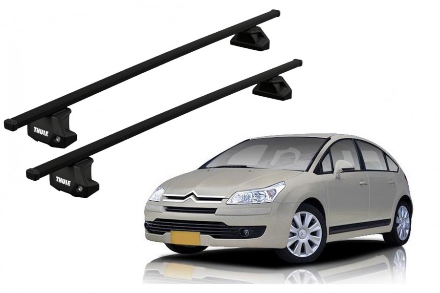 Barras THULE EVO SquareBar para autos CITROEN C4 2005 a 2009