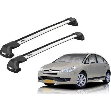 Barras THULE EDGE Flush para autos CITROEN C4 2005 a 2009