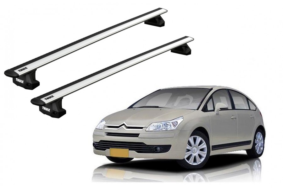 Barras THULE EVO WingBar para autos CITROEN C4 2005 a 2009