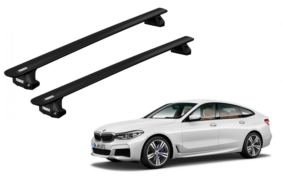 Barras THULE EVO WingBar para autos BMW 6-Series Gran Turismo (G32) desde 2018 negro