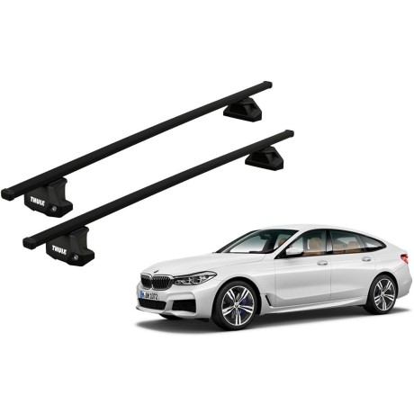 Barras THULE EVO SquareBar para autos BMW 6-Series Gran Turismo (G32) desde 2018