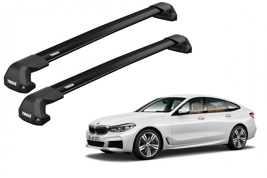 Barras THULE EDGE Flush para autos BMW 6-Series Gran Turismo (G32) desde 2018 negro