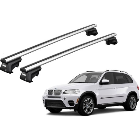 Barras THULE SmartRack XT AluBar para autos BMW X5 2008 a 2013