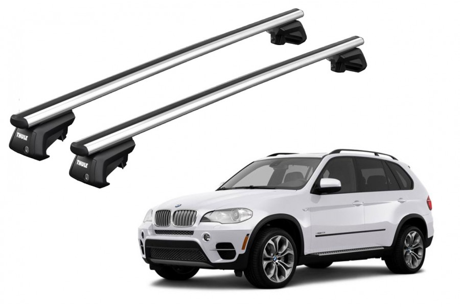 Barras THULE SmartRack XT AluBar para autos BMW X5 2008 a 2013