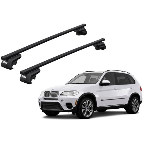 Barras THULE EVO SquareBar para autos BMW X5 2008 a 2013
