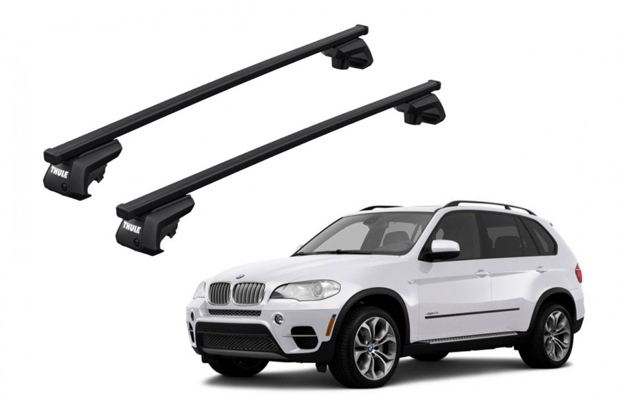 Barras THULE EVO SquareBar para autos BMW X5 2008 a 2013