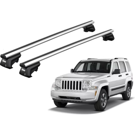 Barras THULE SmartRack XT AluBar para autos JEEP Cherokee 2008 a 2013