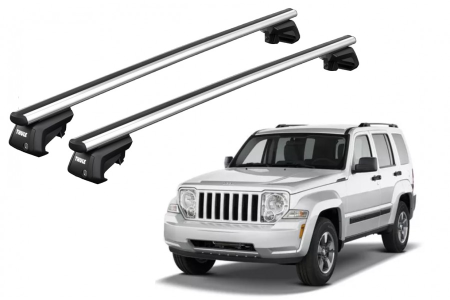 Barras THULE SmartRack XT AluBar para autos JEEP Cherokee 2008 a 2013