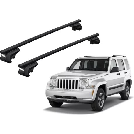 Barras THULE EVO SquareBar para autos JEEP Cherokee 2008 a 2013