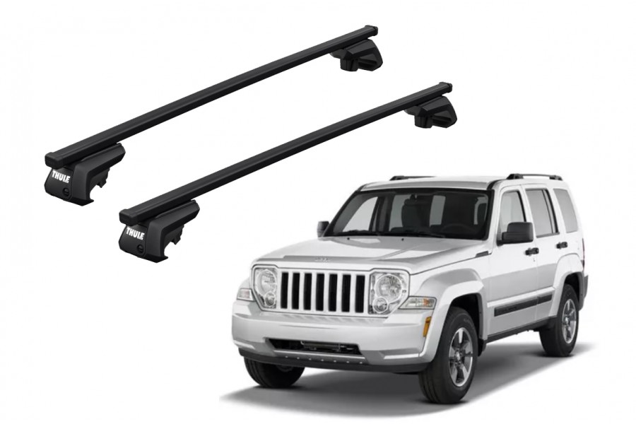 Barras THULE EVO SquareBar para autos JEEP Cherokee 2008 a 2013
