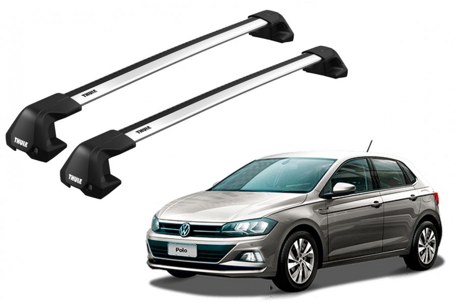 Barras THULE EDGE Flush para autos VOLKSWAGEN Polo desde 2018-2022