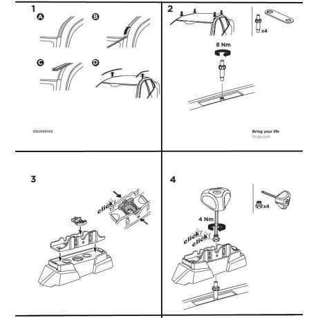 Kit de Anclaje Thule 187143