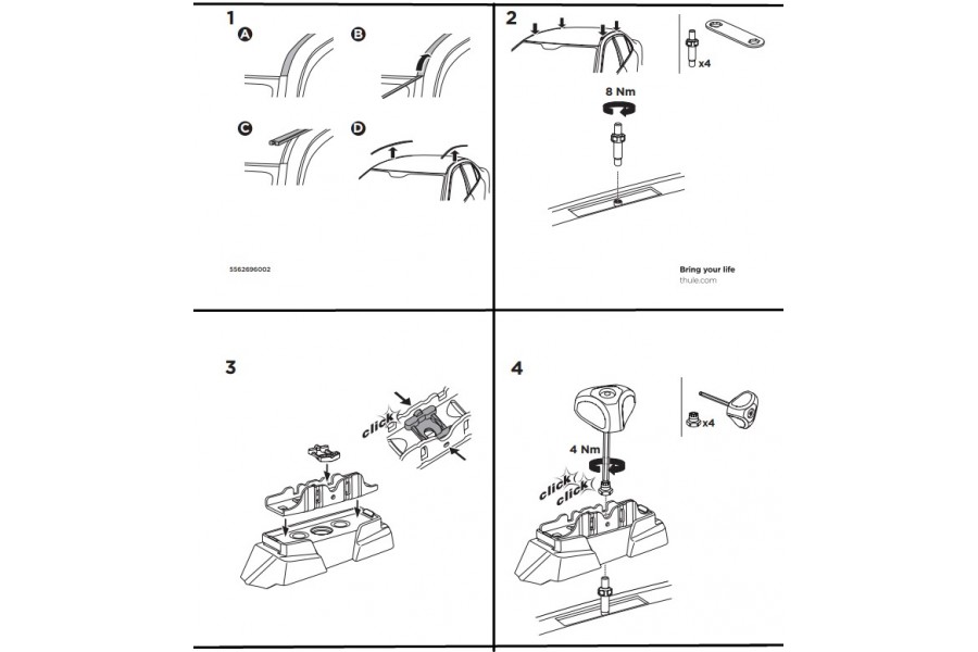 Kit de Anclaje Thule 187143