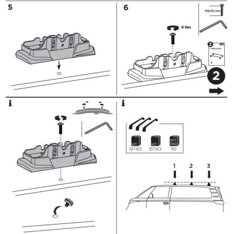 Kit de Anclaje Thule 187162