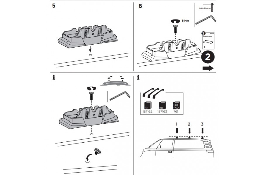 Kit de Anclaje Thule 187162