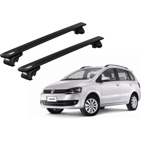 Barras THULE EVO WingBar para autos VOLKSWAGEN Suran desde 2010 negro
