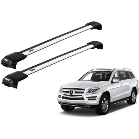 Barras THULE EDGE Flush para autos Mercedes Benz GL (X166) 2013 a 2016