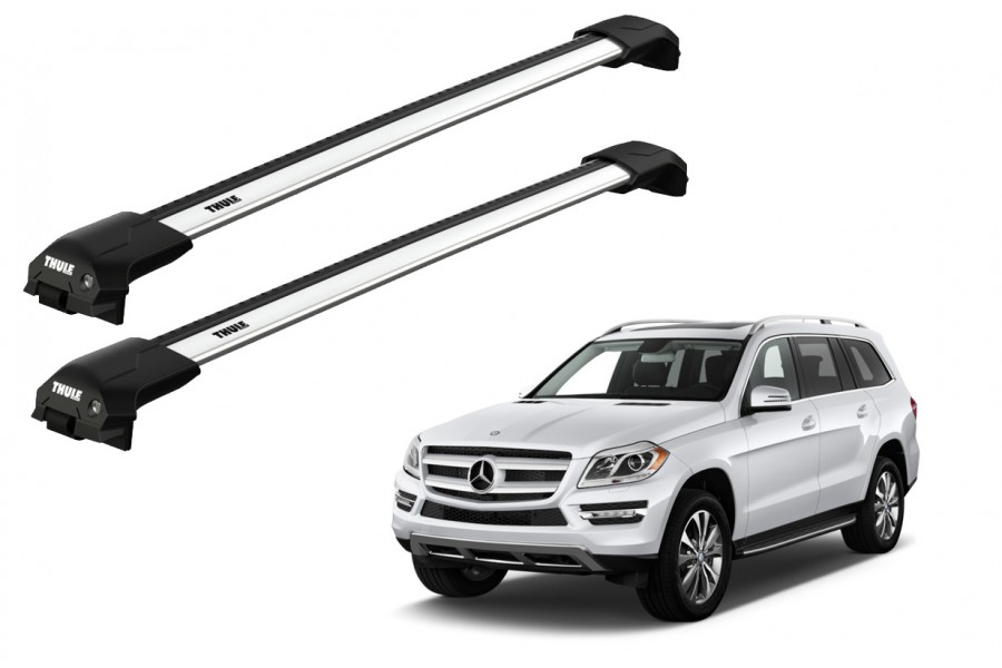 Barras THULE EDGE Flush para autos Mercedes Benz GL (X166) 2013 a 2016