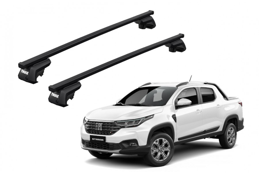 Barras THULE EVO SquareBar para camioneta FIAT Strada desde 2004 a 2018