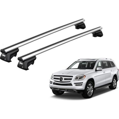 Barras THULE SmartRack XT AluBar para autos MERCEDES BENZ GL (X166) 2013 a 2016