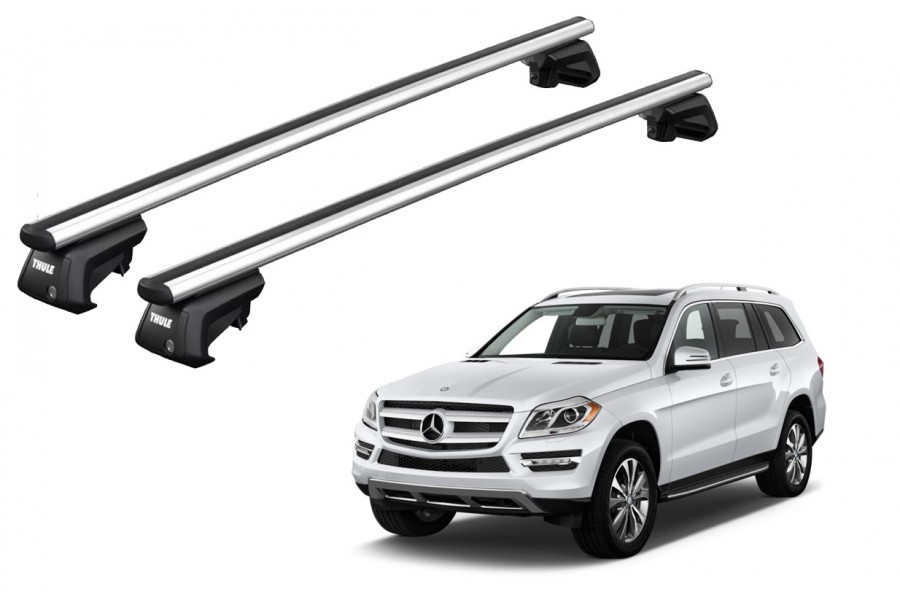 Barras THULE SmartRack XT AluBar para autos MERCEDES BENZ GL (X166) 2013 a 2016