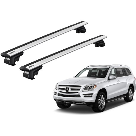 Barras THULE EVO WingBar para autos MERCEDES BENZ GL (X166) 2013 a 2016