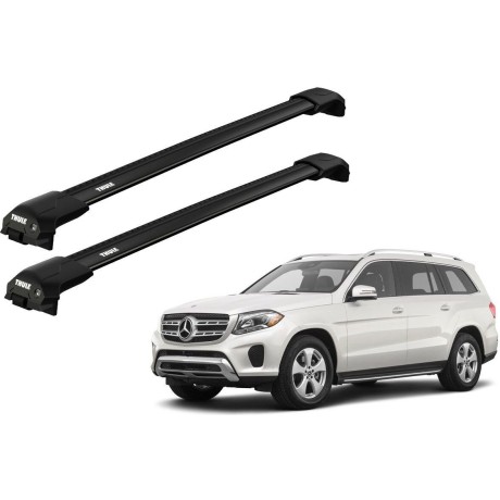 Barras THULE EDGE Flush para autos Mercedes Benz GLS 2016 a 2019 negro